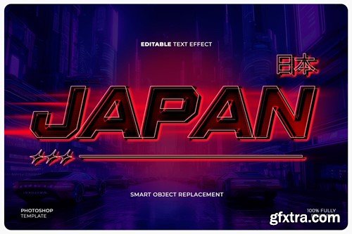 Japan Race Text Effect QS98MF6