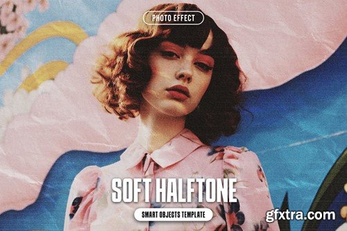 Soft Halftone Photo Effect TUUXCV2