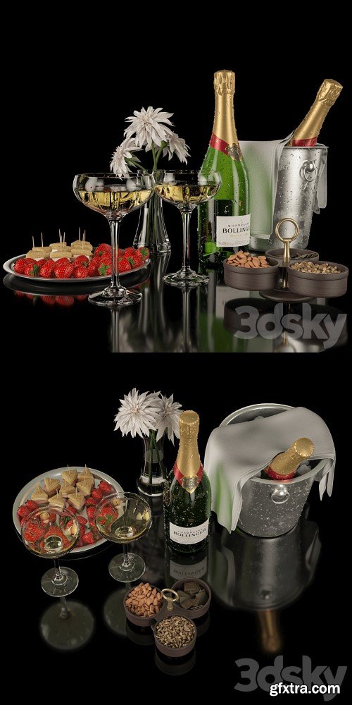 Bollinger Champagne Set