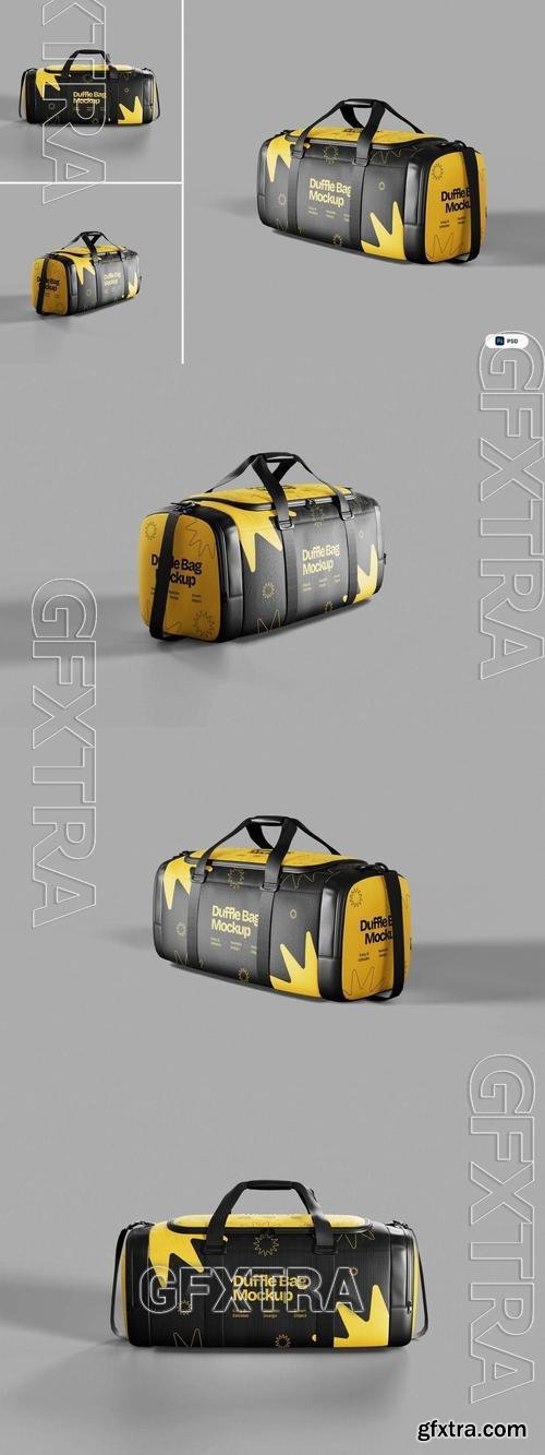 Gym Sport Bag Mockup 6W2RNBP