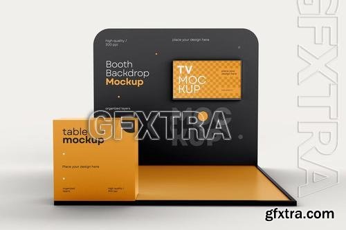 Exhibition Stand Mockup 4BJ84KT