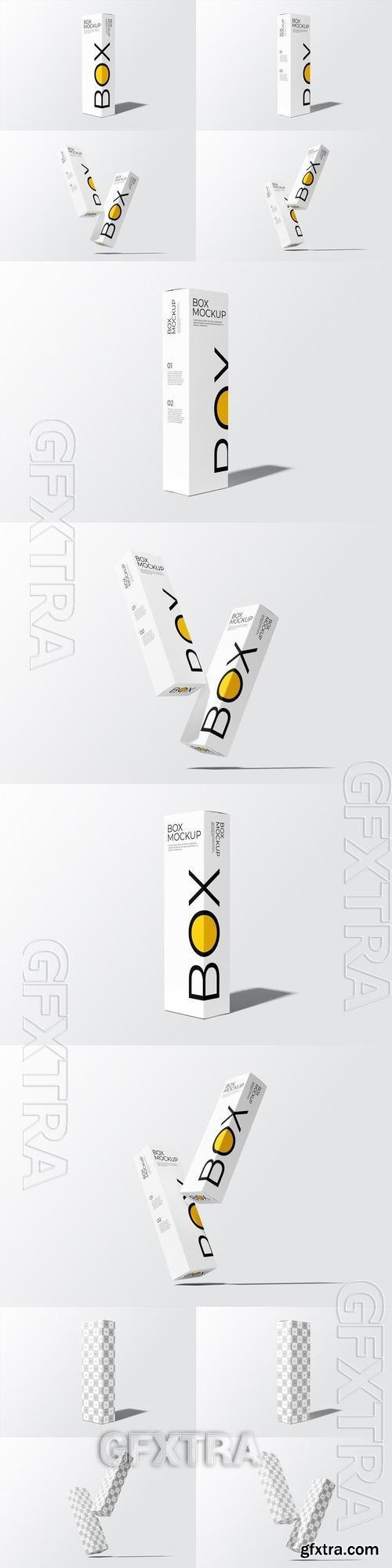 Rectangle Box Packaging Mockup GAMFAA4