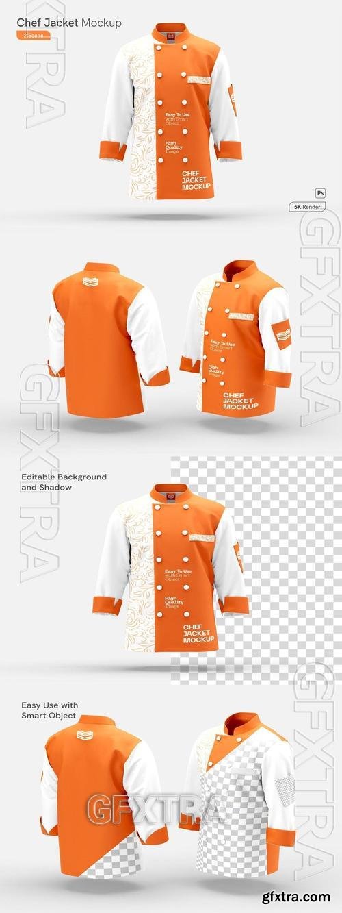 Chef''s Jacket Mockup 7YNF5RL