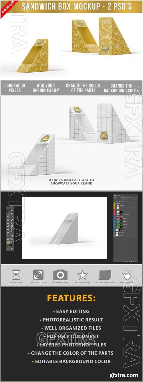 Sandwich Box Mockup TQ8BB6Q