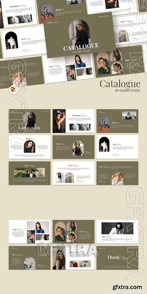 Catalogue - PowerPoint Template S7TJESQ