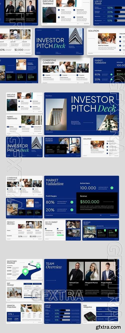 Investor Pitch Deck PowerPoint 7XWWZGV