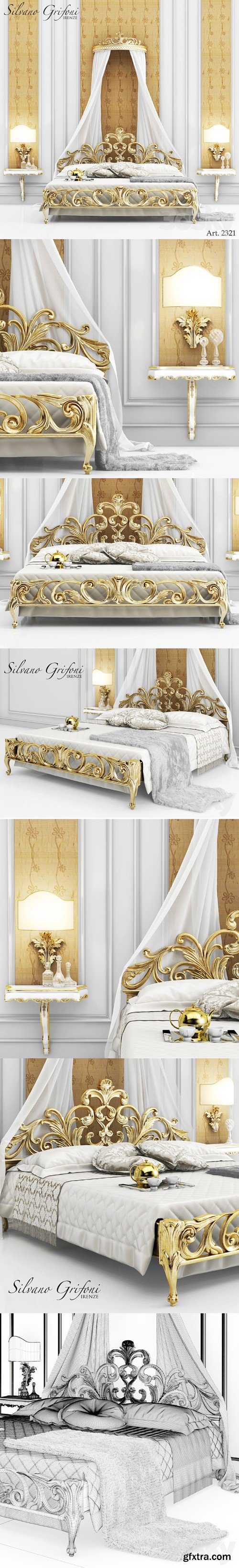 Silvano Grifoni Art 2321 Bedroom set