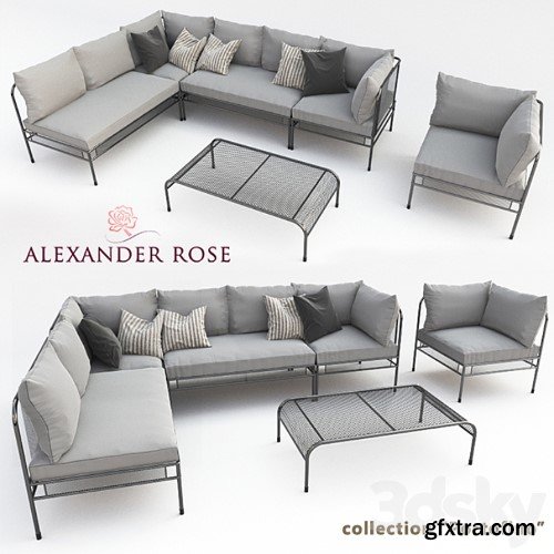 A set of outdoor furniture "Alexander Rose" - Portofino