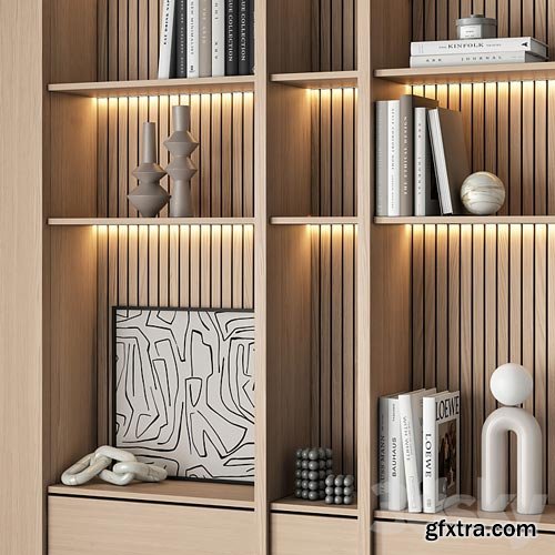 3dsky Pro - Bookcase 029