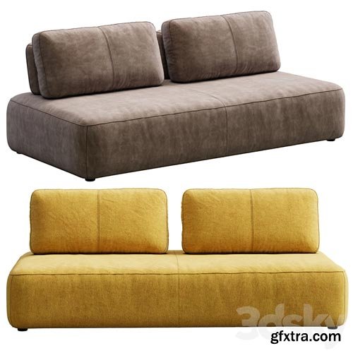 3dsky Pro - Sofa Puff By In Mood