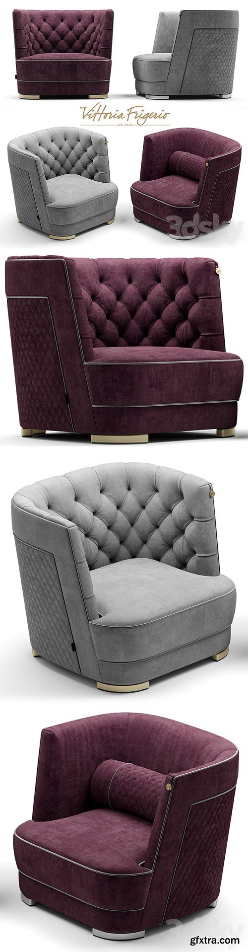 Armchair vittoria frigerio GREPPI