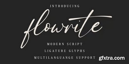 Myfonts - Flowrite Font Family