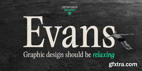 Myfonts - Evans Font Family