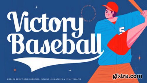 Myfonts - Victory Baseball Font