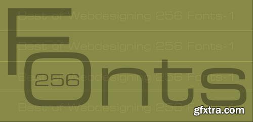 Best of Web Designing 256 Fonts