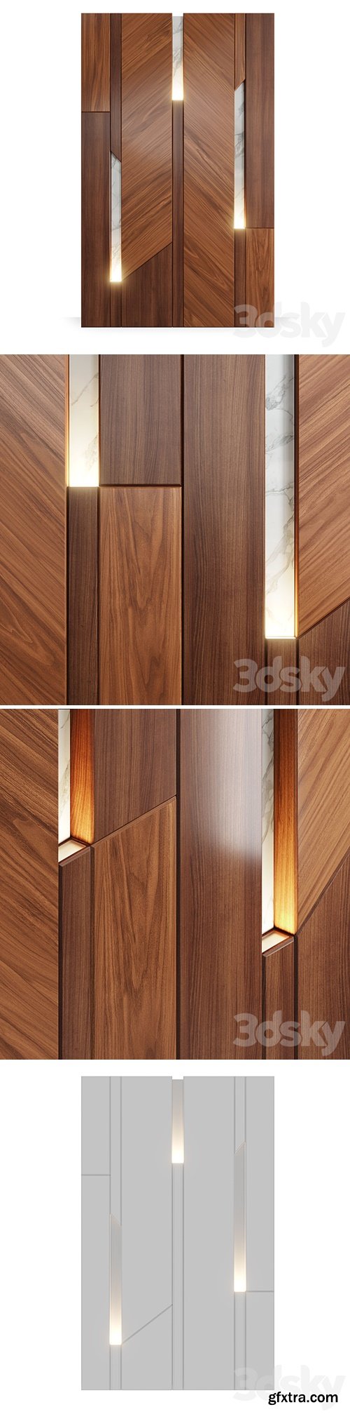 FIFTYFOURMS Wall panels Ciel