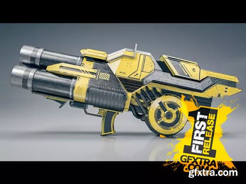 CGCookie - Texturing Weapons in Blender and Substance Painter