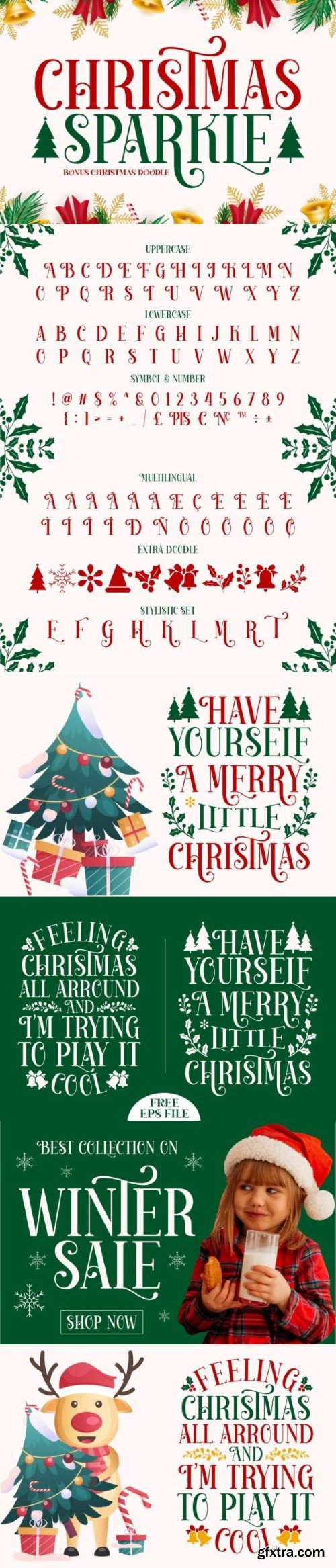 Christmas Sparkle Font