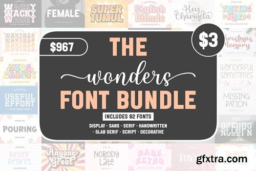 The Wonders Font Bundle