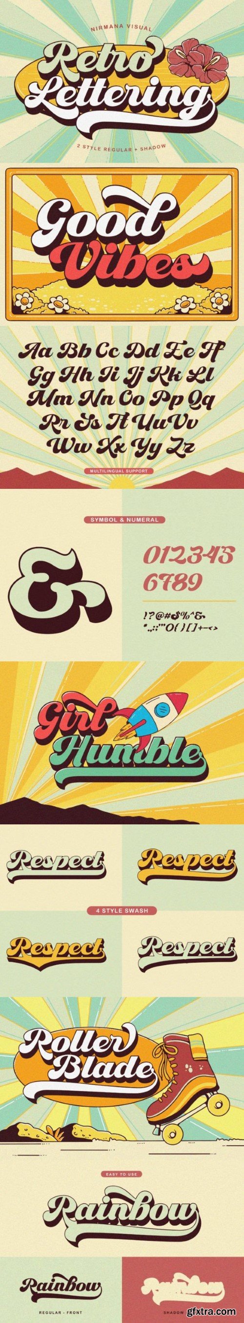 Retro Lettering Font