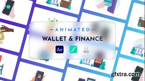 Videohive Wallet & Finance Animated Pack 56009051