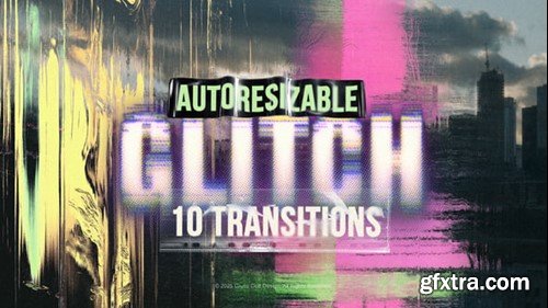 Videohive Glitch Transitions 55990848