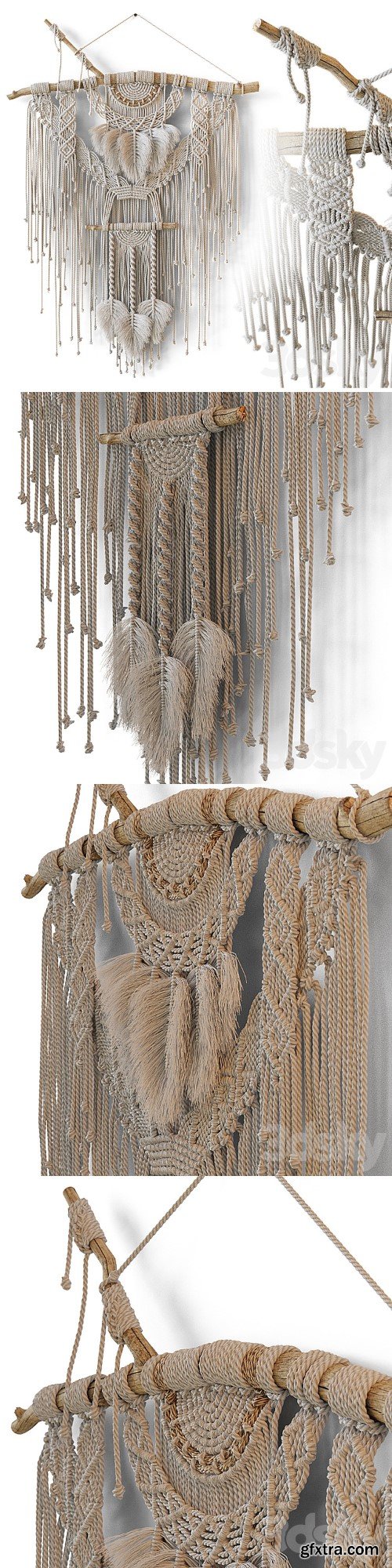 Macrame panels