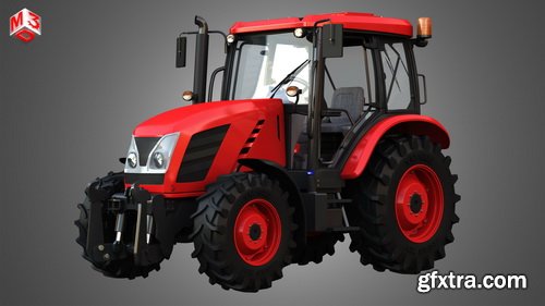 CgTrader - Major 80 Tractor 3D model