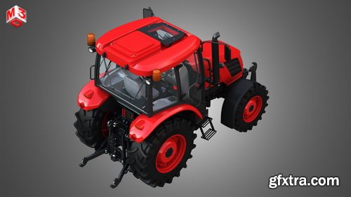 CgTrader - Major 80 Tractor 3D model