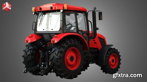 CgTrader - Major 80 Tractor 3D model