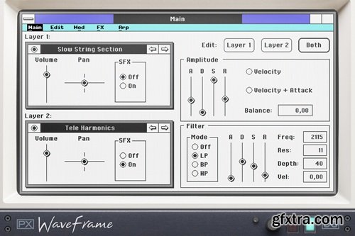 UVI Soundbank PX WaveFrame v1.0.0