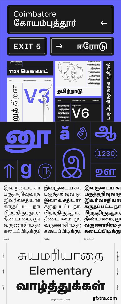 Rosetta Type - Adapter Tamil Text