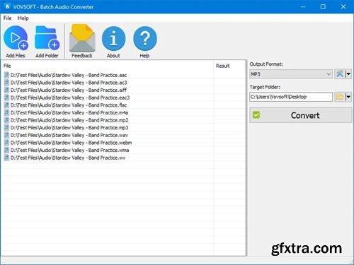 VovSoft Batch Audio Converter 1.3