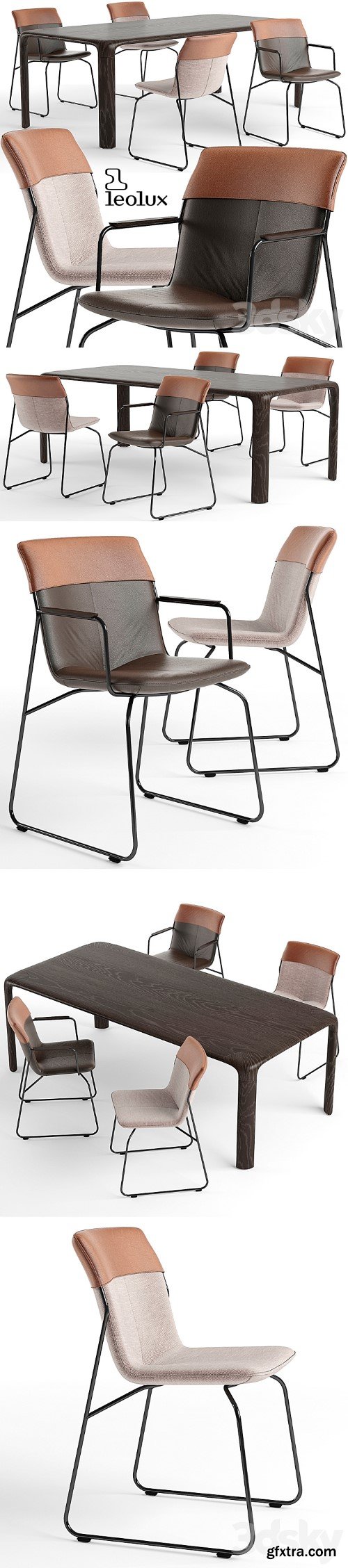 Leolux Ditte chair set