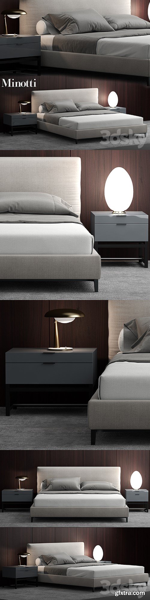 Bed Minotti ANDERSEN BED