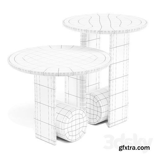 3dsky Pro - Bonaldo: Element - Side Tables