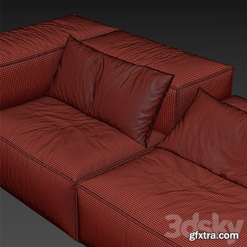 3dsky Pro - Extrasoft Sofa by Living Divani Comp 4