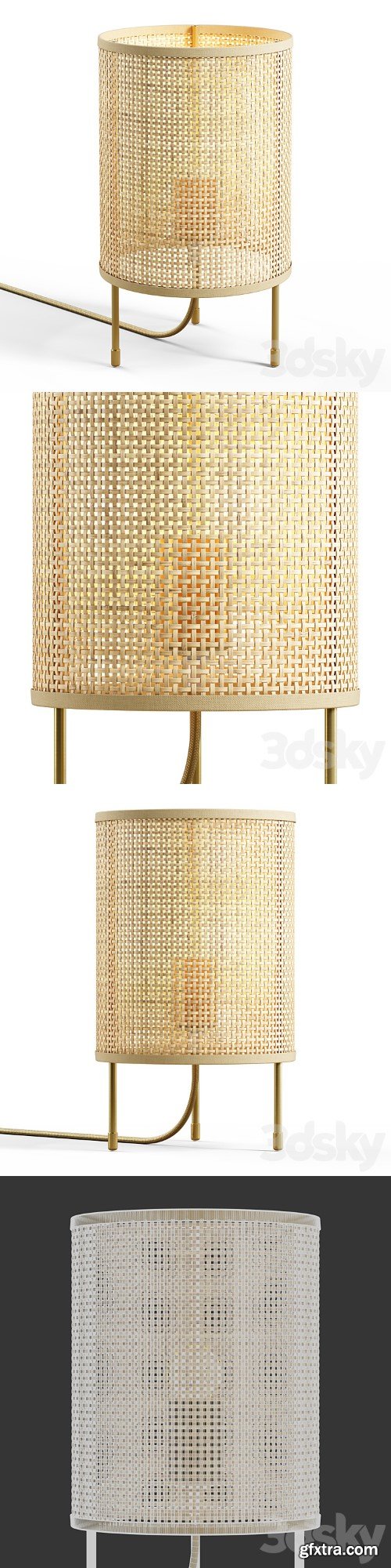 Zara Home - Rattan Lamp