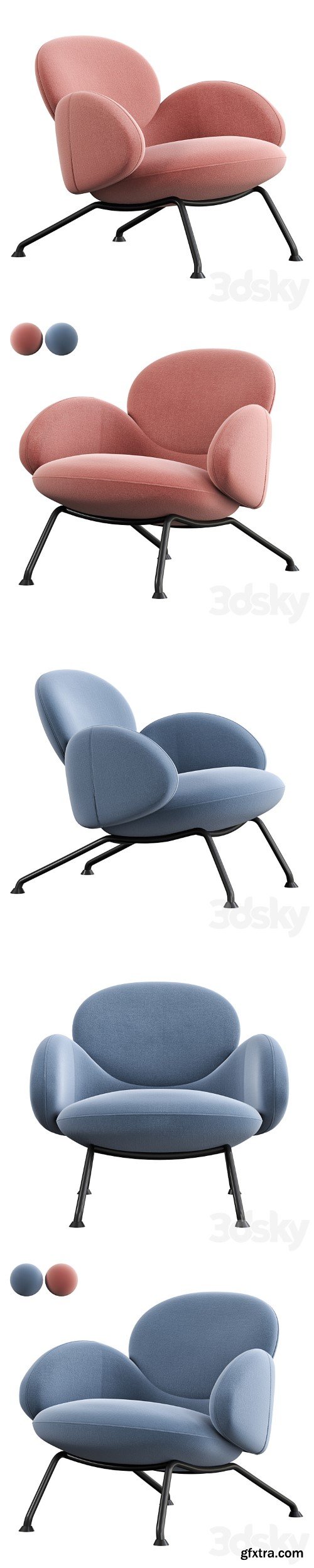 BAIXA Armchair by SOFTLINE