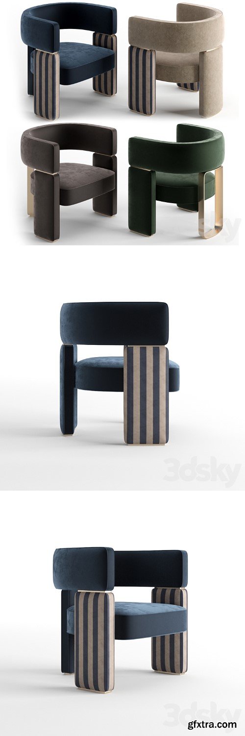 Fendi Casa Margaret Small Armchair