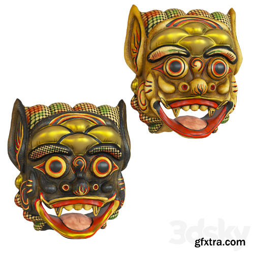 Balinese barong mask