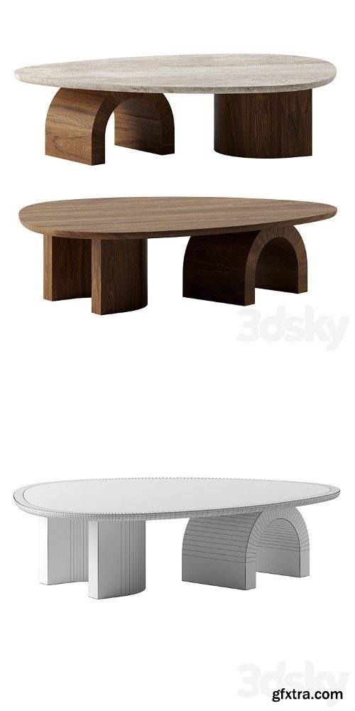 Coco coffee table by QLiv