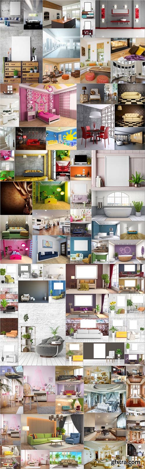 Interior, stock photo bundle vol 4