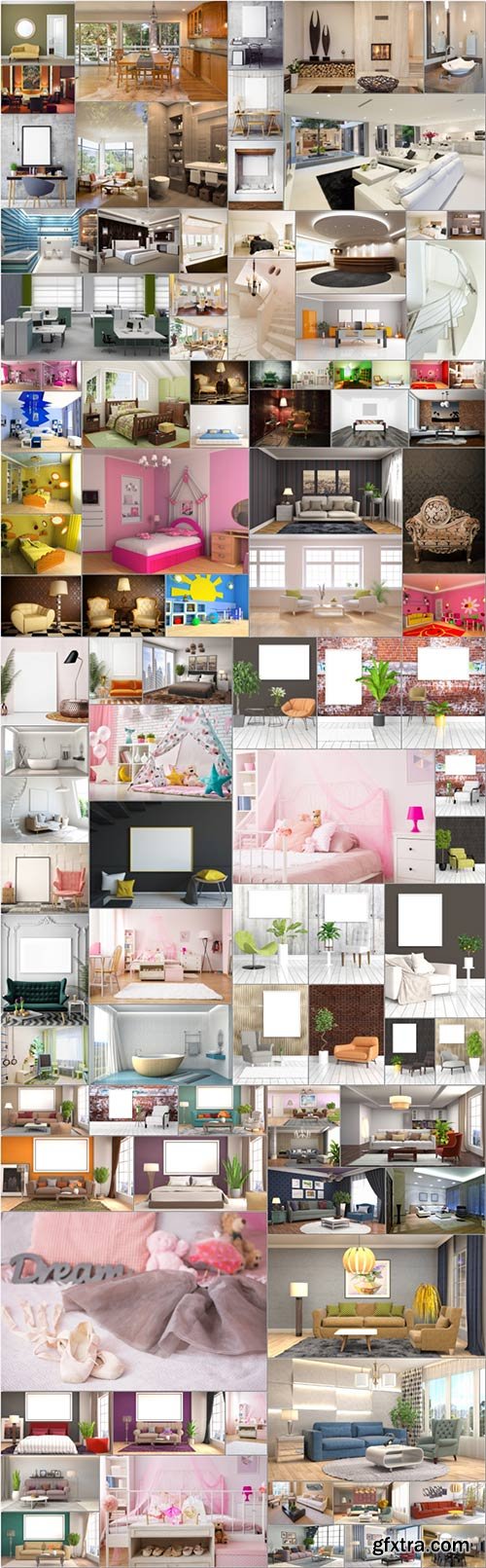 Interior, stock photo bundle vol 6