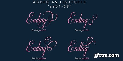 Myfonts - Ornatique Font Family