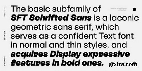 Myfonts - SFT Schrifted Sans Font Family