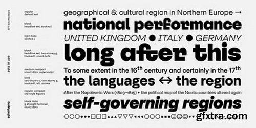 Myfonts - SFT Schrifted Sans Font Family