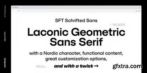 Myfonts - SFT Schrifted Sans Font Family