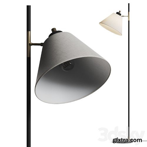 Pottery Barn Madden Metal Floor Lamp