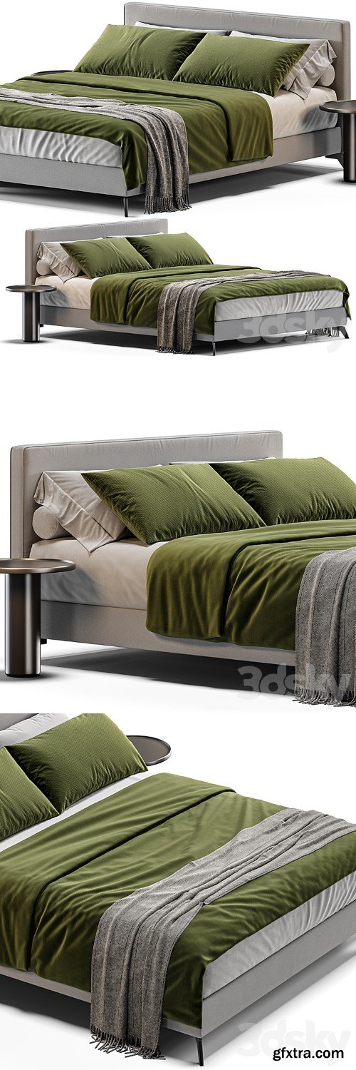 Bed Meridiani Stone Up